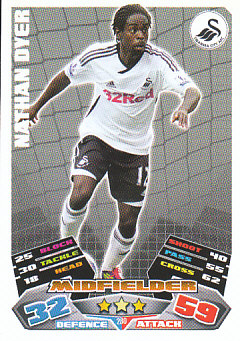 Nathan Dyer Swansea City 2011/12 Topps Match Attax #280